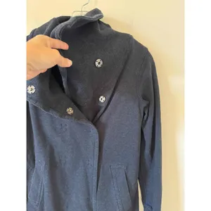 Lululemon Heavyweight Cinch Pocket Jacket Sweater Navy Blue Size 4 thumbnail 4