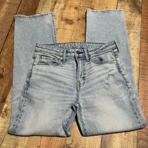 American Eagle Women's Light Wash Denim Original Bootcut Jeans Sz 28x30 Western thumbnail 2