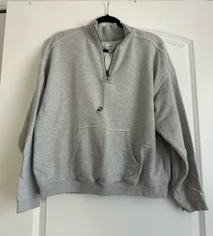 Aerie Gray Quarterzip thumbnail 1