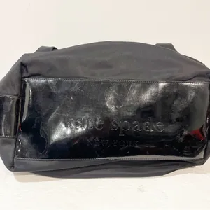 Kate Spade New York Black Nylon Large‎ Tote Shoulder Bag thumbnail 4