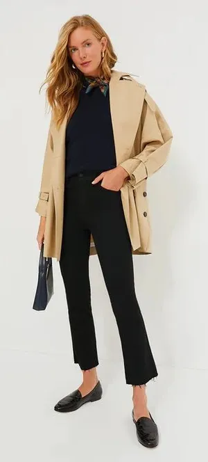 Mother The Hustler Ankle Fray Jeans in Not Guilty Wash‎ Size 30 thumbnail 1