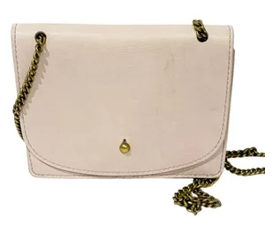 MADEWELL‎ The Chain Crossbody Bag Women's BLUSH Leather Small/Mini NEW thumbnail 1