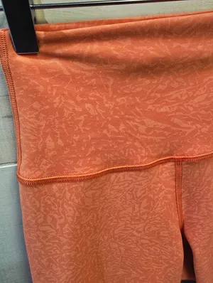 {2} Lululemon Wunder Train Crunch Warm Coral Orange Shorts thumbnail 5