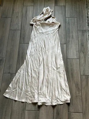 Hello Molly Cream Halter Maxi Dress thumbnail 5