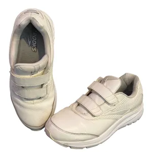 Brooks Addiction Walker V-Strap 2 White Leather Walking Shoes Womens 8.5 thumbnail 4