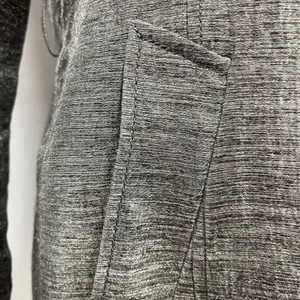 Express Double Breasted Silver Chiffon Trench Coat Size M thumbnail 9
