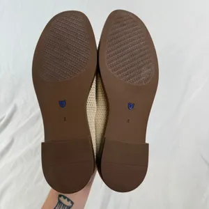 EUC Rothys The Penny Loafer Sand Beige Knit Casual Neutral Minimalist Loafers 8 thumbnail 7