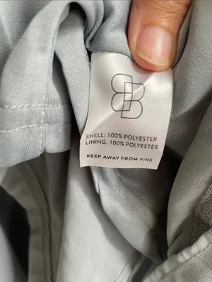 BALTIC BORN Flutter Sleeve Maxi Wrap Dress in Dusty Blue Gray Size S thumbnail 9