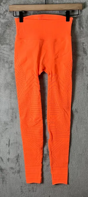 Free People Movement Ecology‎ Leggings Orange Mango Size Small Athleisure thumbnail 1
