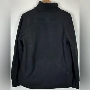 Lululemon Scuba Oversized‎ Funnel-Neck Half Zip Black Size M/L Fleece Sweatshirt thumbnail 3