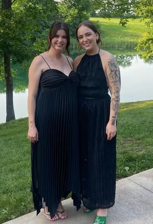 Petal & Pup Midi Dress Black thumbnail 2