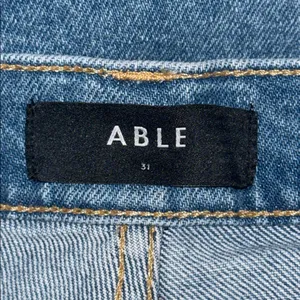 ABLE High Rise Straight Leg Jeans Stretch Denim Women’s 31 thumbnail 11