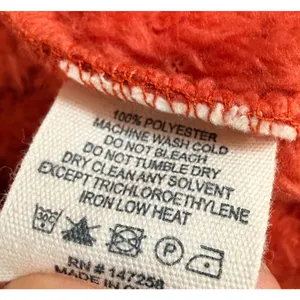 Simply Southern Sherpa Pullover Women's XL Rust Fleece Snap Neck Pocket Sweater thumbnail 6