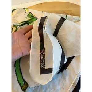 Madewell Feed & Weed Oversized Square Scarf Organic Cotton Wrap Bandana thumbnail 7