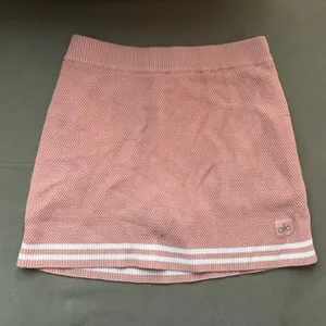Alo Yoga Tennis Club Sweater Knit Skirt Ballet Pink/White XS thumbnail 4