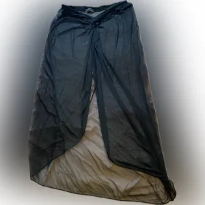 Mesh Split Cover Up Maxi Skirt thumbnail 3