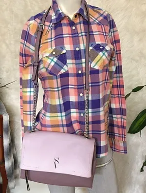 Vintage American Eagle snap down flannel thumbnail 1