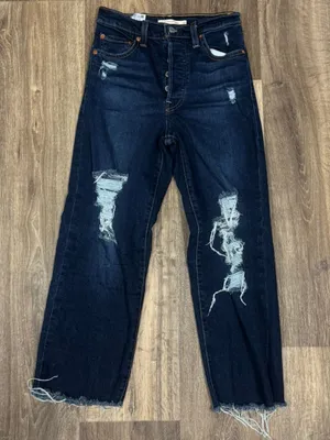 Levi's Ribcage Straight Ankle Jeans Women’s 25 thumbnail 1