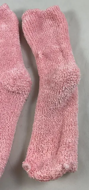 Soft Light Pink Knitted Warm Socks thumbnail 2