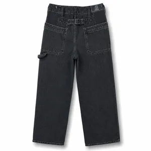 Free People We The Free Black Wash Major Leagues Cuffed Carpenter Utility Jeans thumbnail 11