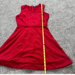 L’ Amour Nanette Lepore Red Sleeveless A-Line Dress thumbnail 6