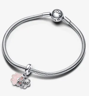 Pandora NEW Pink Friend Charm thumbnail 2