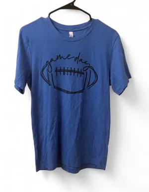 Bella + Canvas Football Game Day T-Shirt thumbnail 1