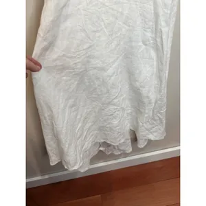 Reformation Shelly Embroidered White Linen Summer Maxi Sun Dress Sz 0 thumbnail 6