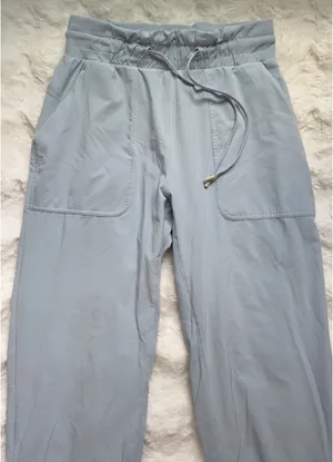 Lululemon Dance Studio Pants, Blue Linen, Size 4 thumbnail 4