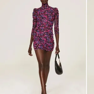 MISA Los Angeles Stormi Dress in Black Floral thumbnail 2