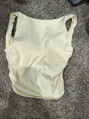 Yellow Shein Tank Top Cropped thumbnail 5