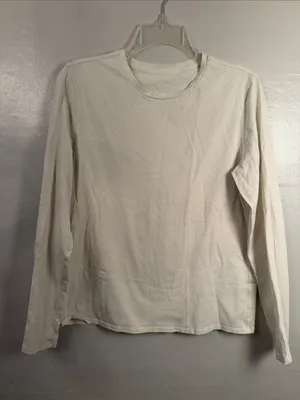 Lululemon Long Sleeve Tee White thumbnail 1
