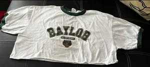 Womens xl Baylor cropped shirt thumbnail 1