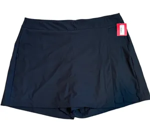 Spanx Sunshine Skort 6" XL Very Black Women Pull-On NWT thumbnail 1