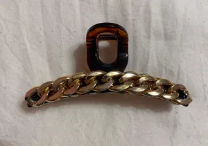 Brown And Gold Hair Clip thumbnail 1