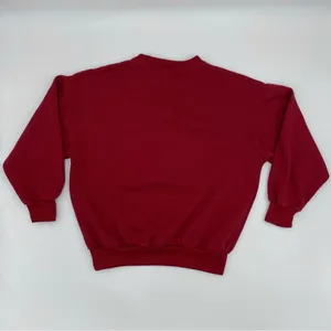 Vintage‎ Christmas Sweatshirt Ugly Xmas Sweater Red Noel Candle Holiday Small thumbnail 3