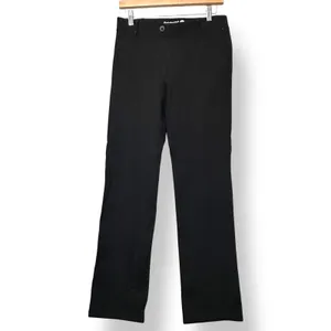 Betabrand Womens Dress Pant Yoga Pants Straight‎ Leg Black Size M Stretch Office thumbnail 2
