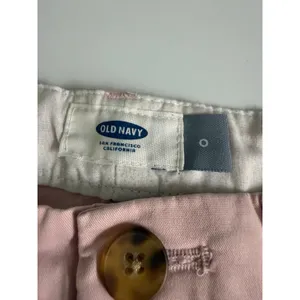 Old Navy Womens Pink Stretch Cotton Chino Shorts Size 0 Mid Rise Preppy‎ Summer thumbnail 4