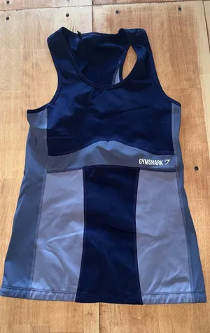 Gymshark Women Purple Light Purple Racerback Tank Top‎ Silicone Grip Hem thumbnail 1