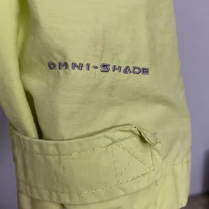 COLUMBIA Omni-Shade womens neon/yellow full zip hooded light jacket size XL thumbnail 6