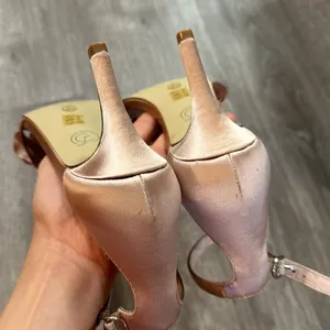 Chinese Laundry Blush Mauve Pink Ruffle Heels thumbnail 11