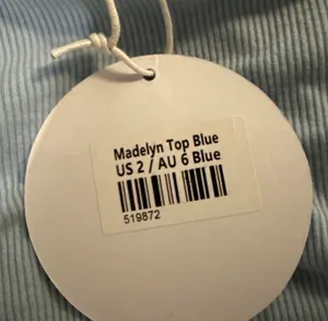 Princess Polly Madelyn Top Blue thumbnail 2