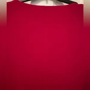 LAUREN Ralph Lauren Red Midi Stretch Dress thumbnail 4