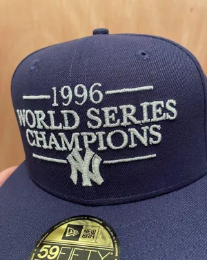 Myfitteds New York Yankees 1996 world champions 1996 World Series patch size 7 1/4 brand new in store exclusive thumbnail 3