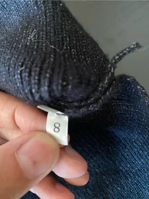 Black Long Sleeve Knit Wrap-Style Dress thumbnail 2
