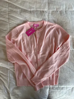 Edikted Pink Shlo Knitted Cardigan thumbnail 2