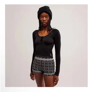 NWT FREE PEOPLE | FP Movement Black Bail‎ Out Tee M/L thumbnail 6