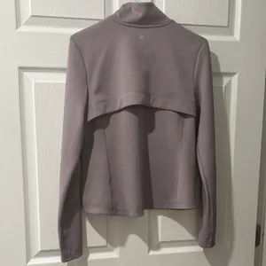 Layers Thumb Hole Women's Mauve Full-Zip Jacket M thumbnail 7