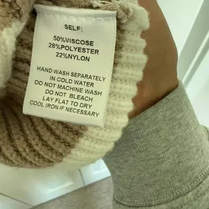Buttermelon Colorblock Cropped Mock Neck Sweater thumbnail 4
