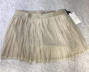 CALIA Court‎ High-Rise Skort Khaki Sand Pleated Mesh Athletic XL WAX15225W thumbnail 1